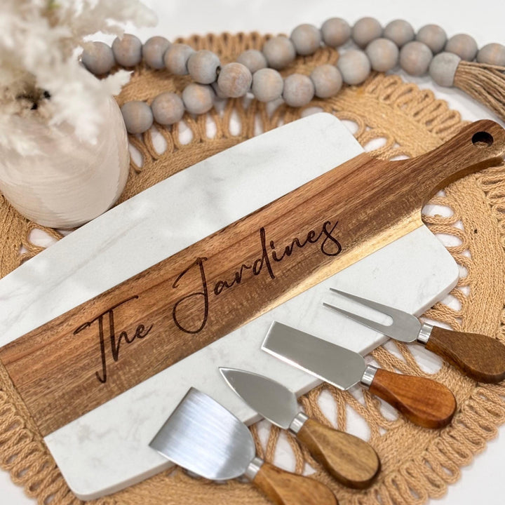 Personalized Charcuterie Board Engraved Made
