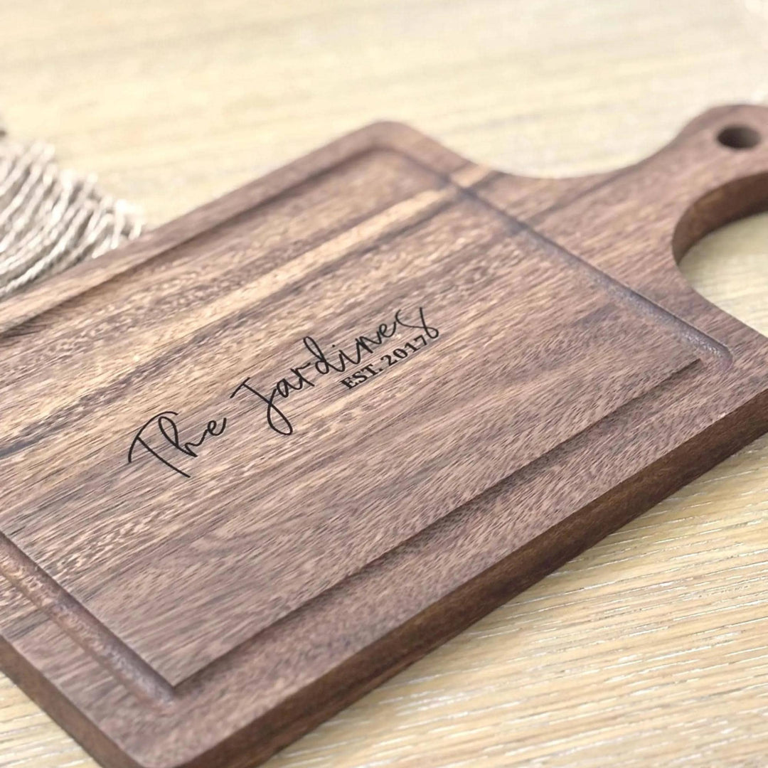 Custom Charcuterie Board Engraved Made