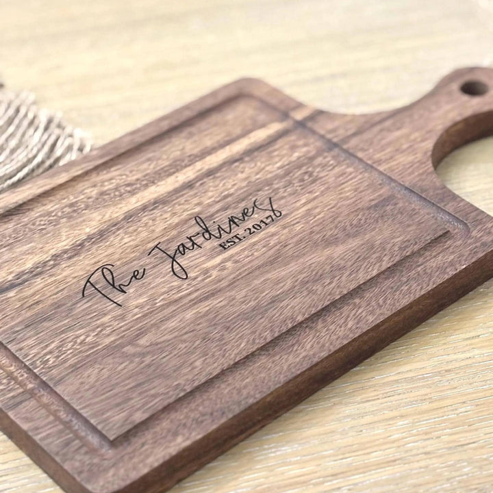 Custom Charcuterie Board Engraved Made