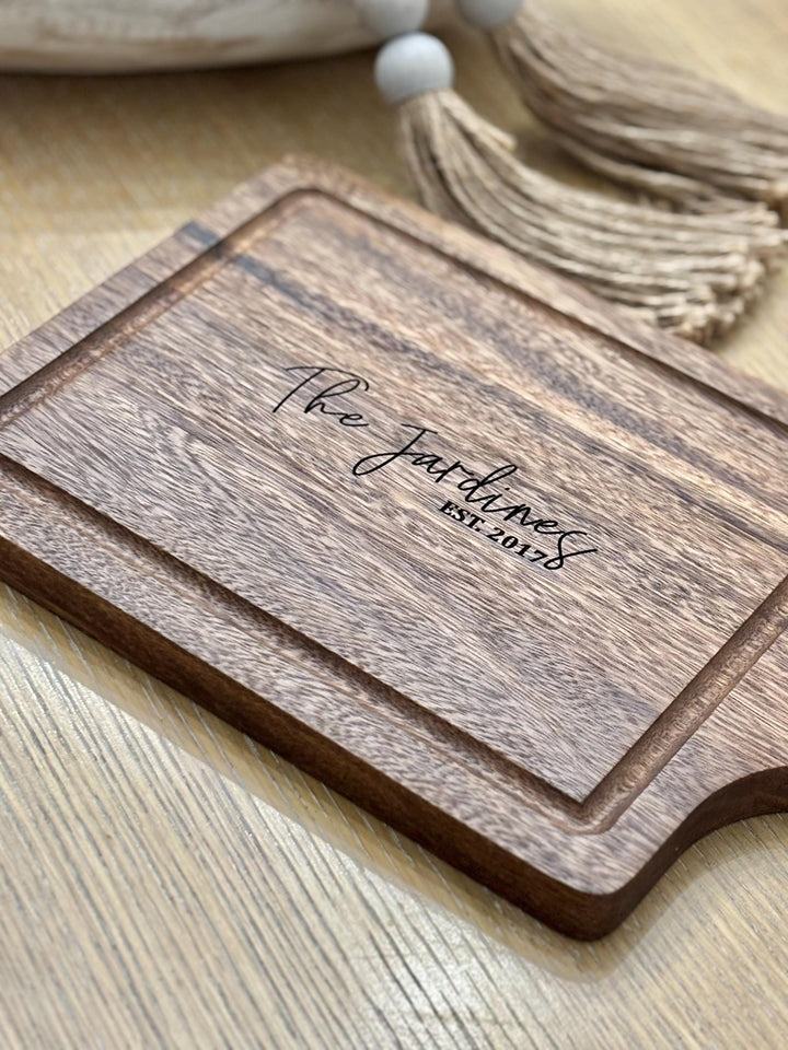 Custom Charcuterie Boards Engraved Made