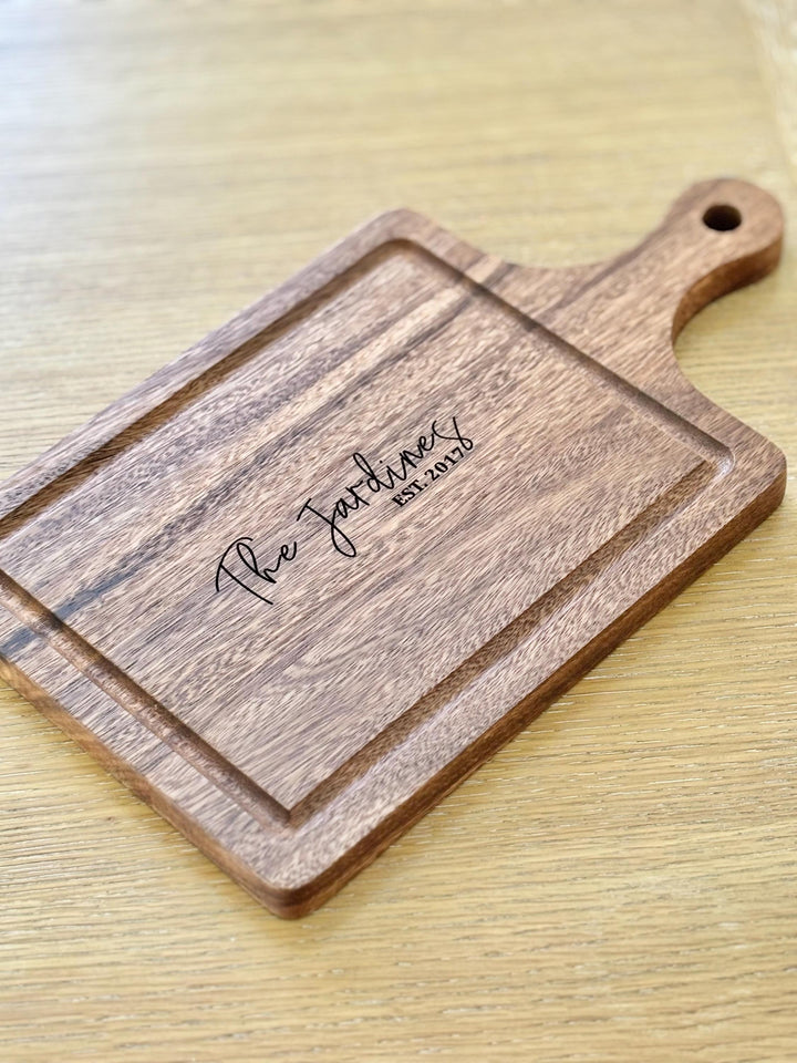 Custom Charcuterie Boards Engraved Made