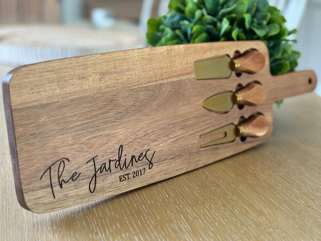 Custom Charcuterie Boards Engraved Made