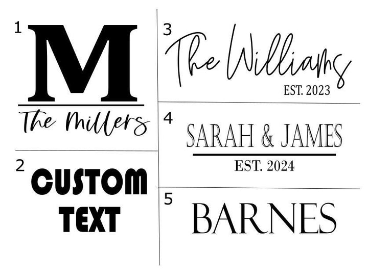 Personalized Coaster Set of 2 or 4 Engraved Made