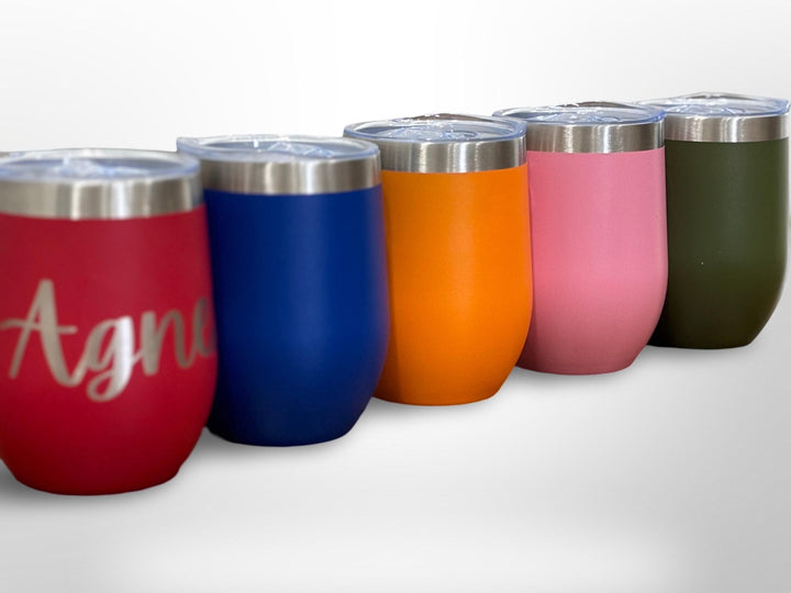 Personalized Wine Tumbler Engraved Made
