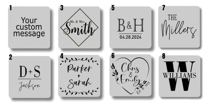 Custom Wooden Wedding Ceremony Ring Box Engraved Made