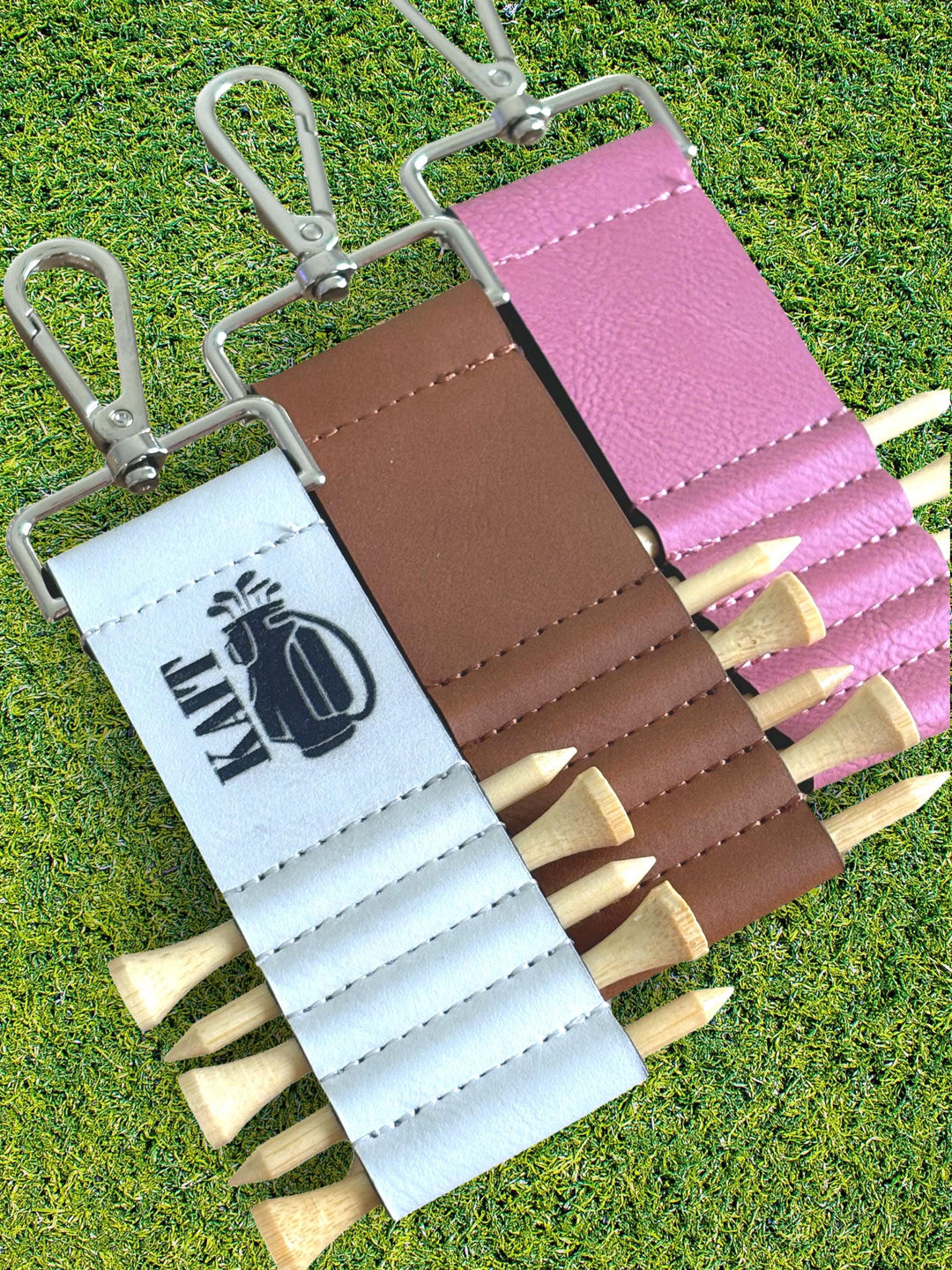 Engraved Leather Golf Bag Tag Gift Engraved Made