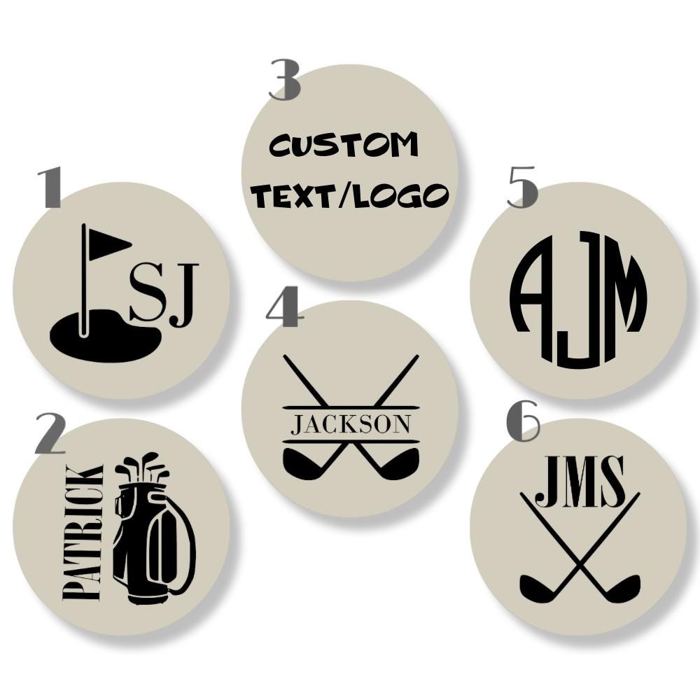 Engraved Leather Golf Bag Tag Gift Engraved Made