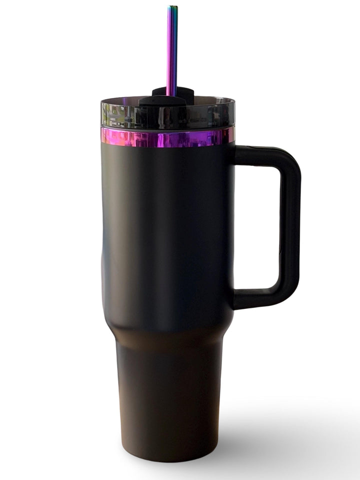 Personalized 40oz Purple Chroma Tumbler Engraved Made