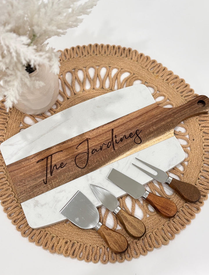 Personalized Charcuterie Board Engraved Made