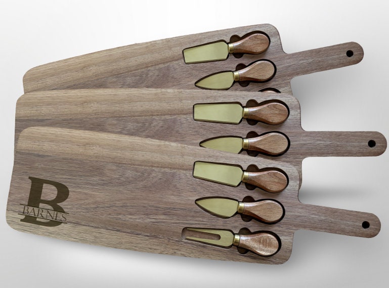 Upscale Charcuterie Board Gift Engraved Made
