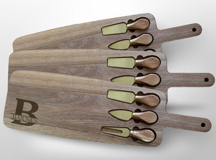 Upscale Charcuterie Board Gift Engraved Made