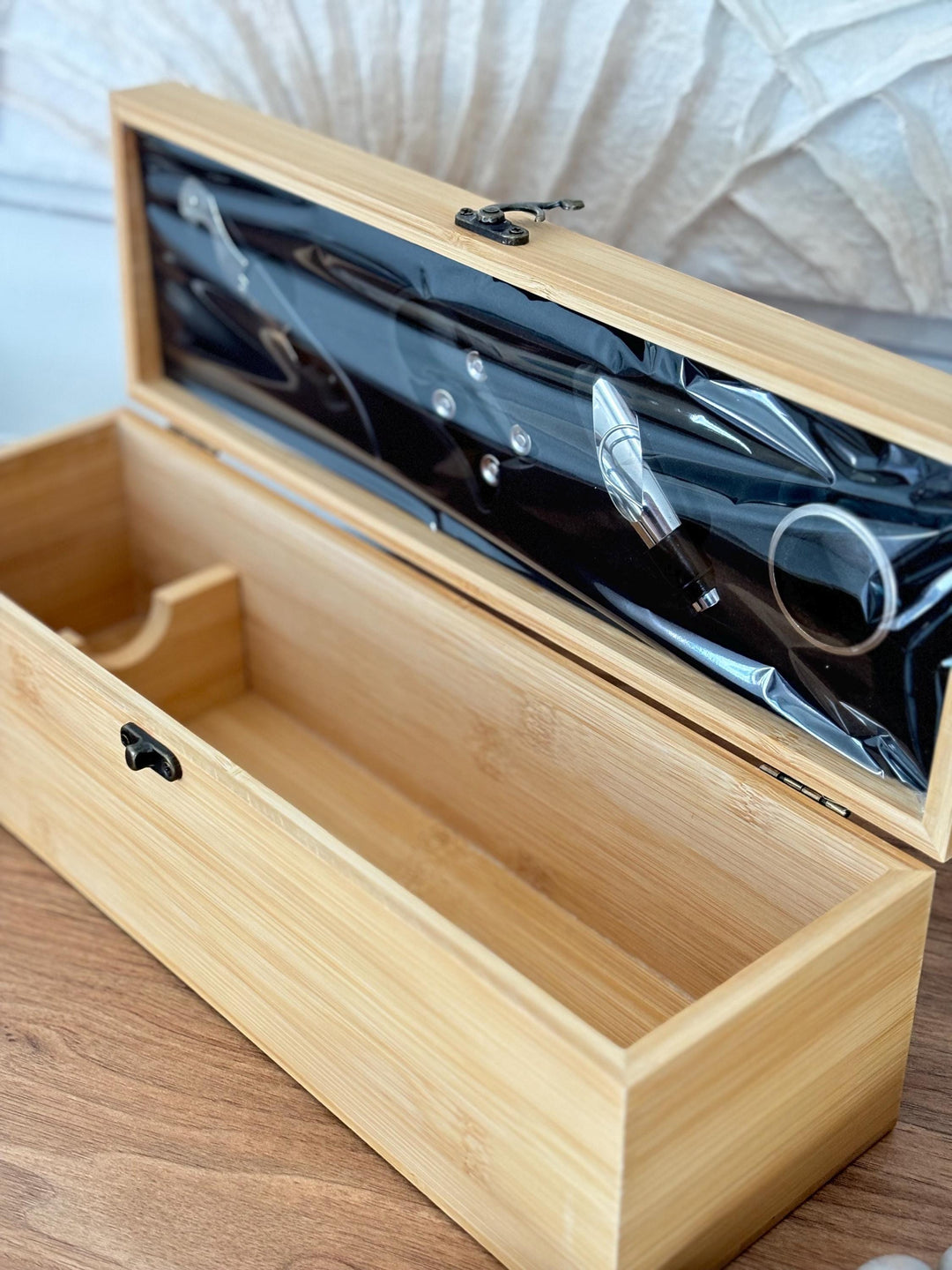Personalized Wedding Wine Box Engraved Made