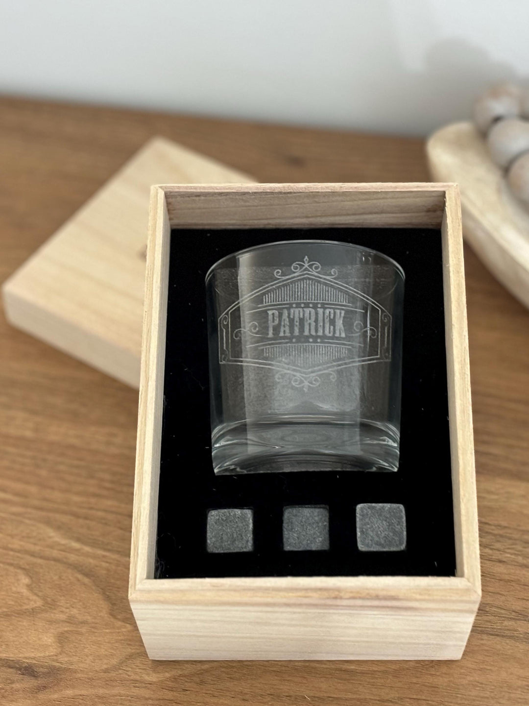 Personalized Whiskey Glass Set Engraved Made
