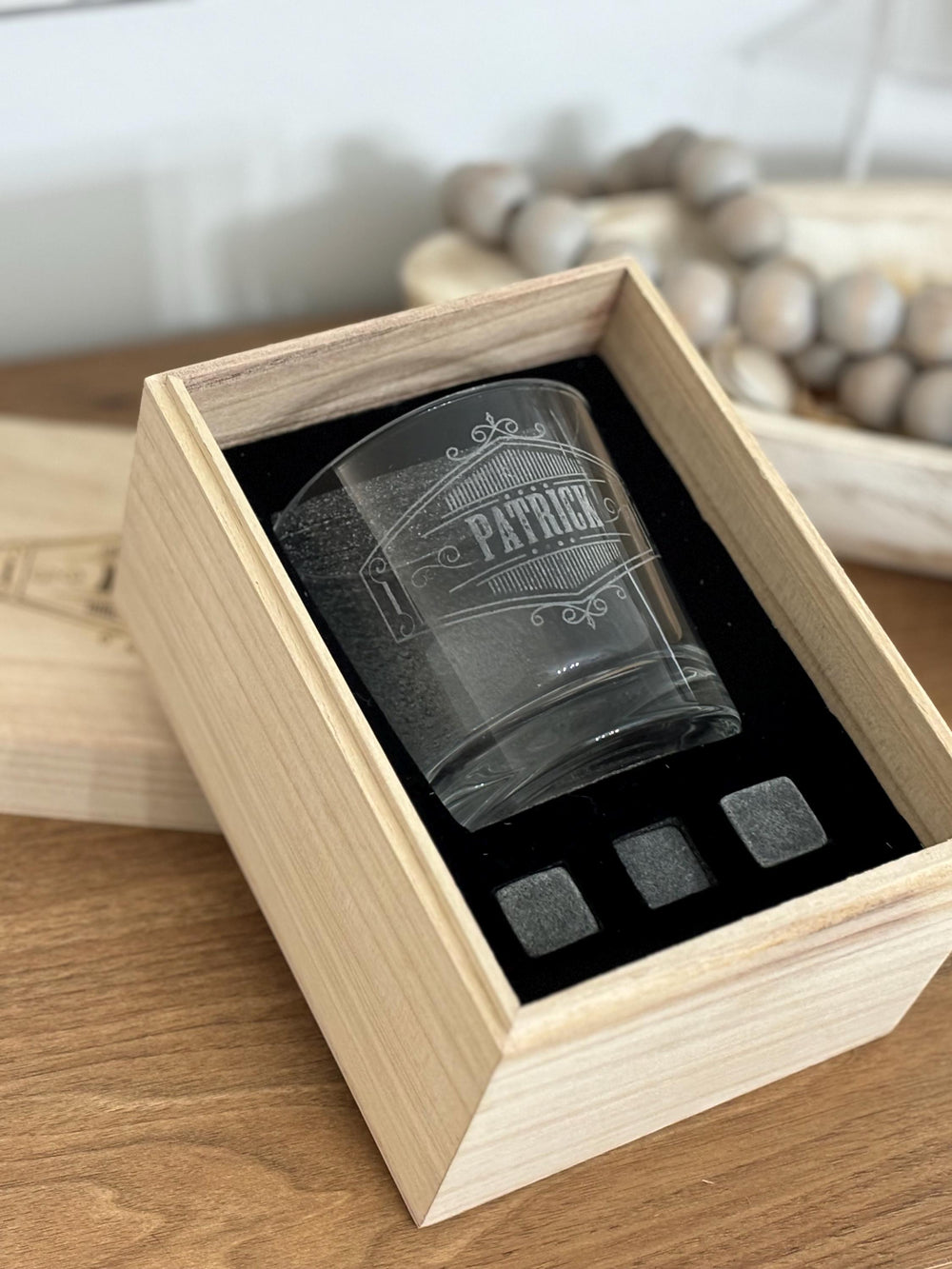 Personalized Whiskey Glass Set Engraved Made