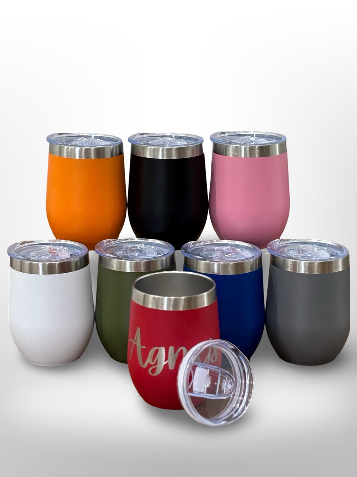 Personalized Wine Tumbler Engraved Made