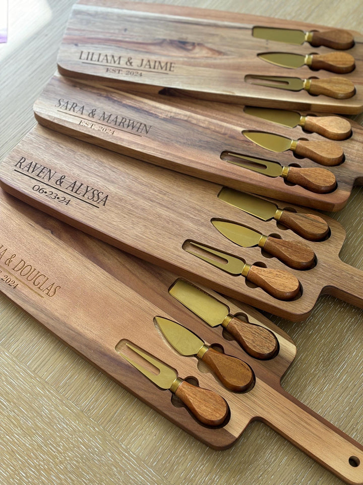 Custom Charcuterie Boards Engraved Made