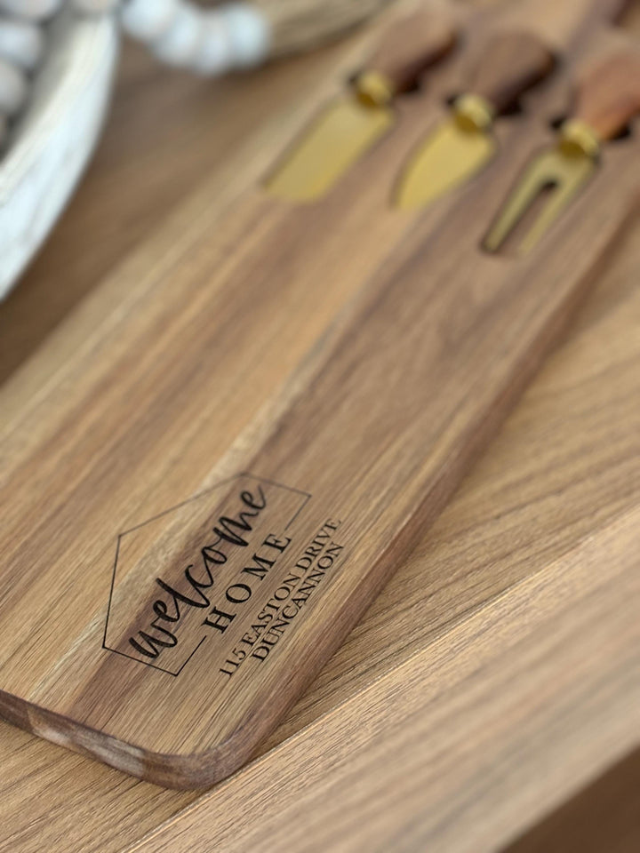 Custom Charcuterie Boards Engraved Made
