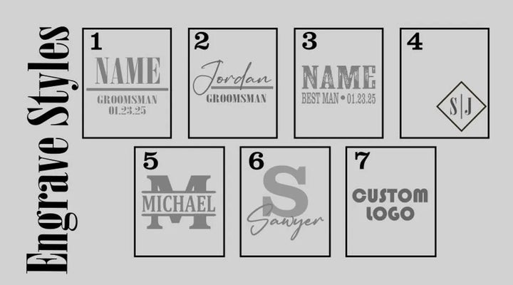 Personalized Groomsmen Can Cooler