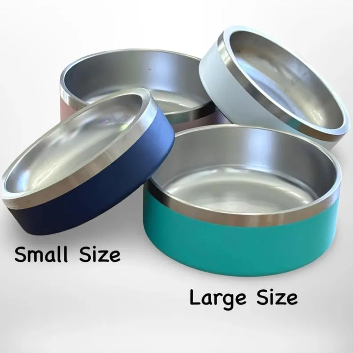 Custom Engraved Dog & Cat Bowls - Personalized Pet Food - Water Bowls - Unique Gift for Pets - Small - Large Sizes Available