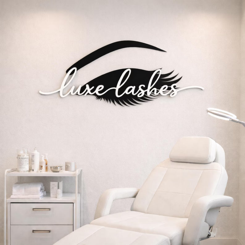 Spa Sign, Acrylic Signage, Beauty Salon Sign, New Business Sign