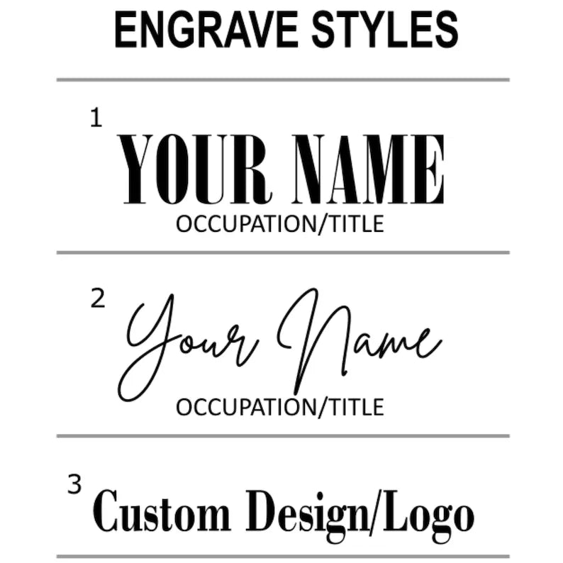 Personalized Led Acrylic Name Block - Desk Name Plate