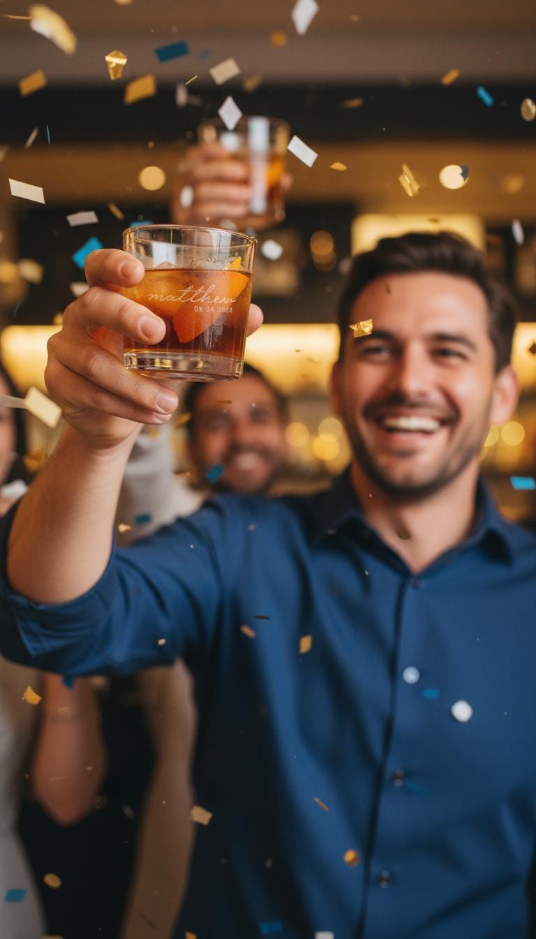 Mancave Gift Whiskey Glasses