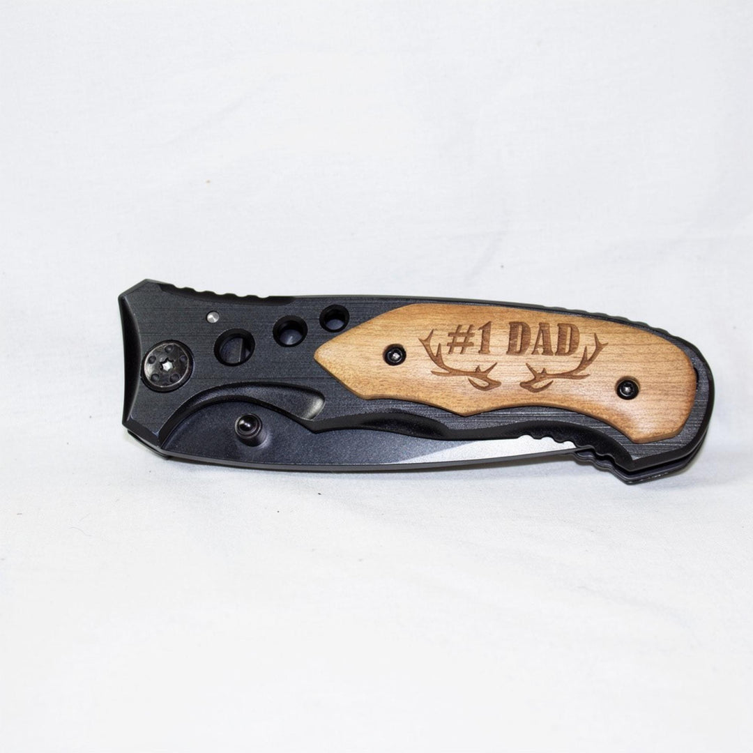 Firefighter Monogram Custom Knife, Handmade Knives, Fathers Day Gift Folding Pocket Knife, Groomsmen Gifts,