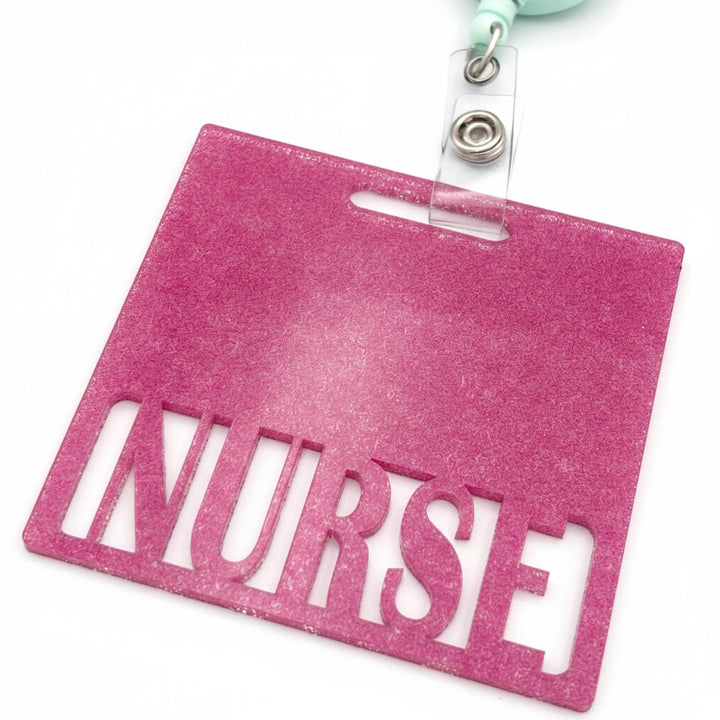 Glitter Badge Buddy with Reel