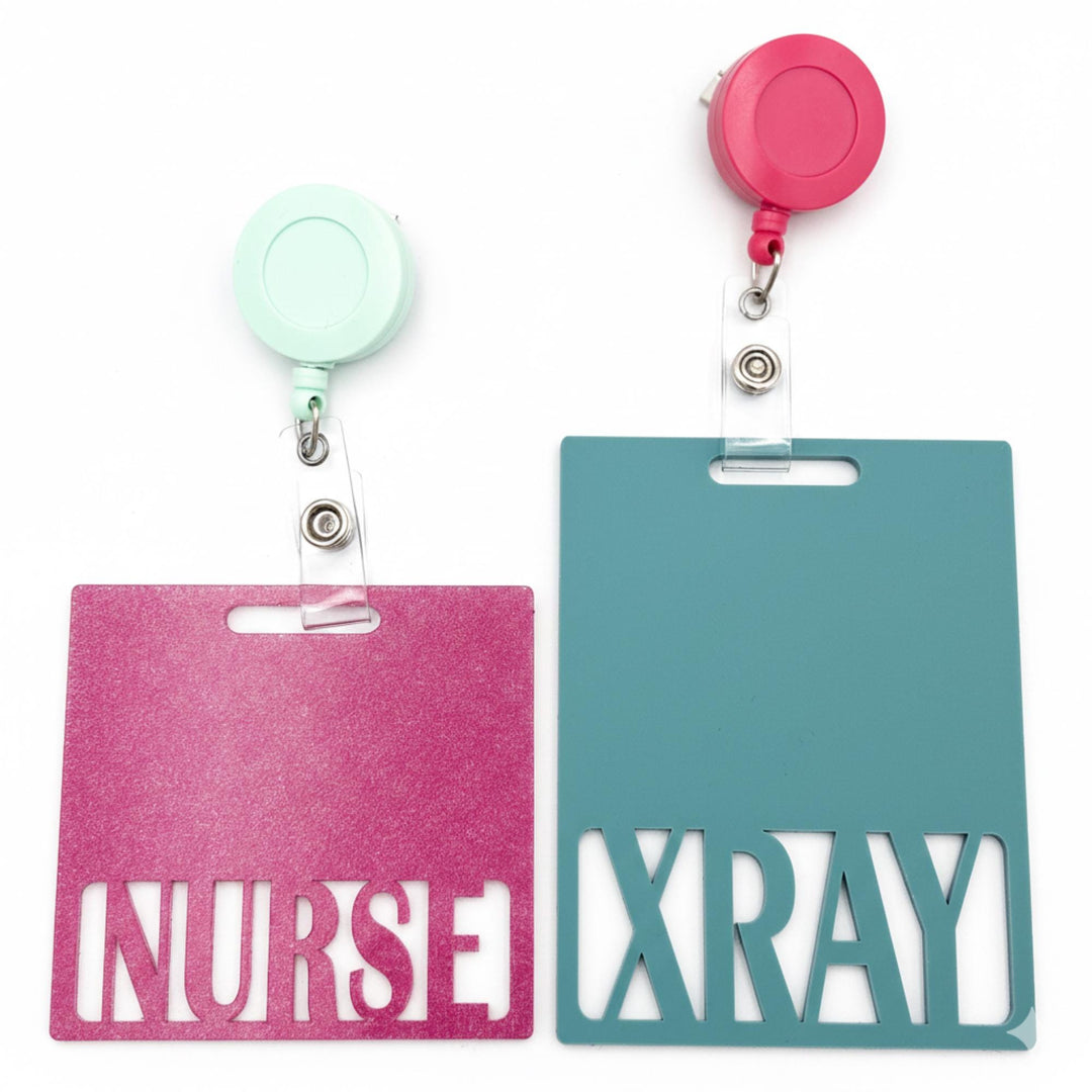 Glitter Badge Buddy with Reel