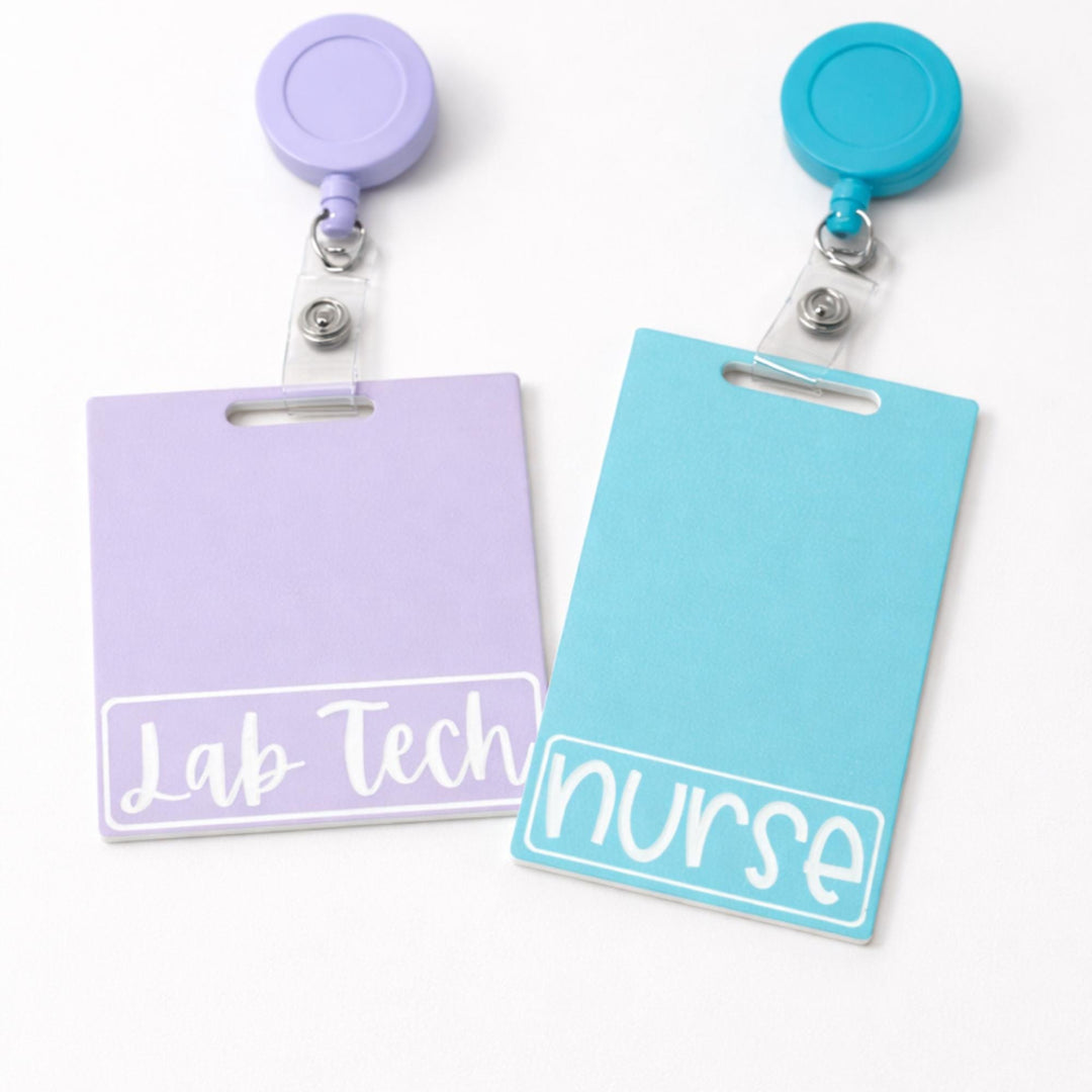 Healthcare Worker Custom 3D Badge Buddy, Badge Buddy Healthcare Badge Plates, Nurse Badge Buddy, X-ray Holder, Hospital Badge Tag
