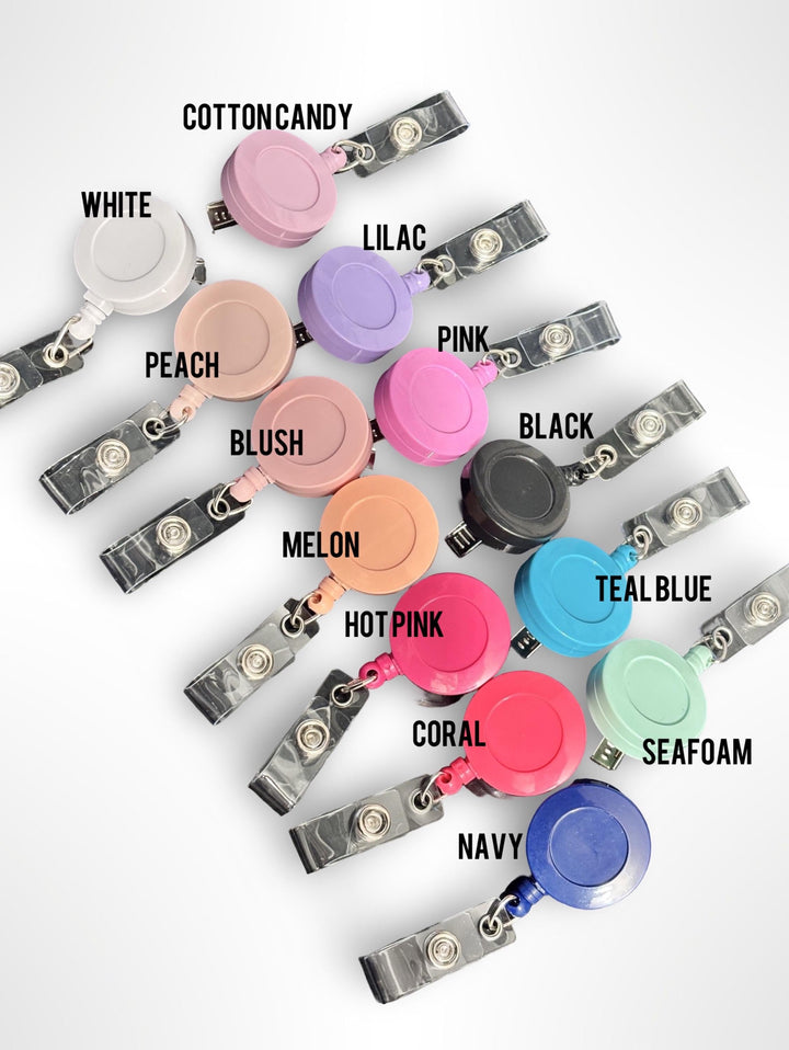 Glitter Badge Buddy with Reel