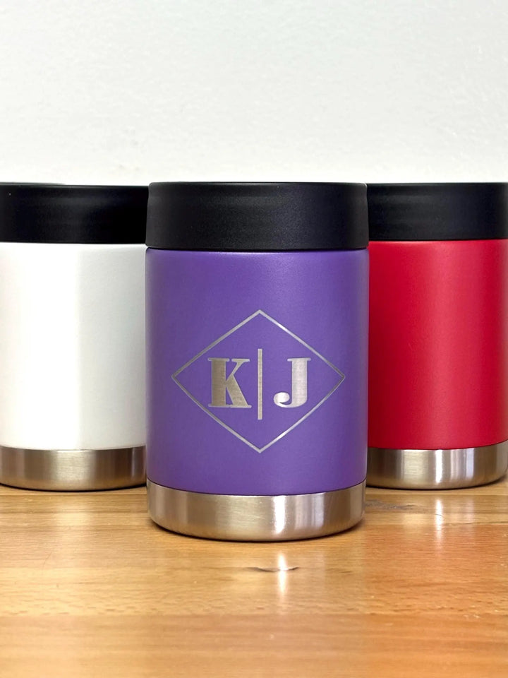 Personalized Groomsmen Can Cooler: Engraved Beer Holder, Unique Proposal Gift