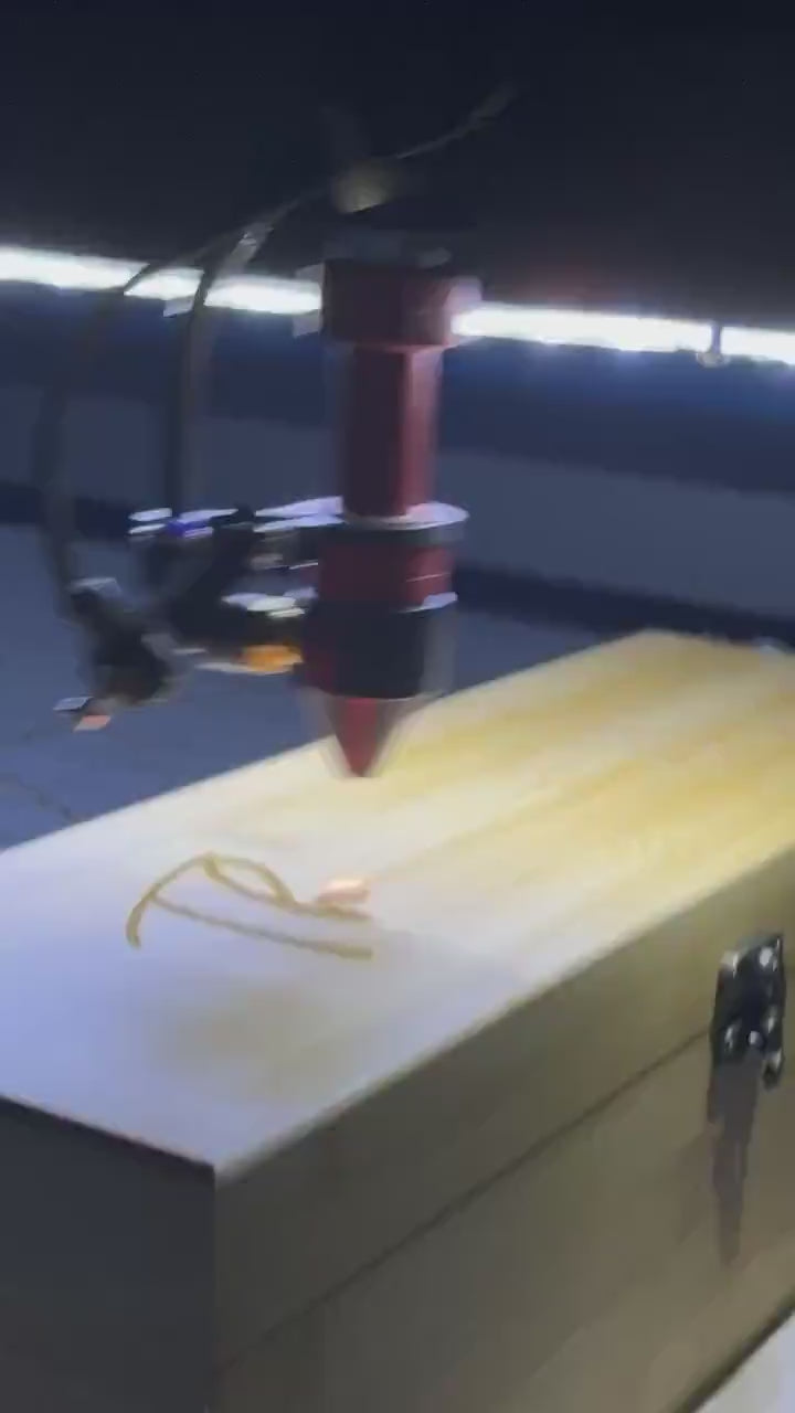 Personalized Wedding Wine Box