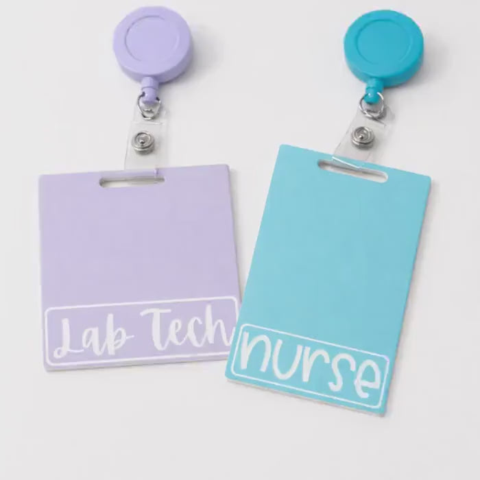 Healthcare Worker Custom 3D Badge Buddy, Badge Buddy Healthcare Badge Plates, Nurse Badge Buddy, X-ray Holder, Hospital Badge Tag